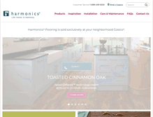 Tablet Screenshot of harmonics-flooring.com